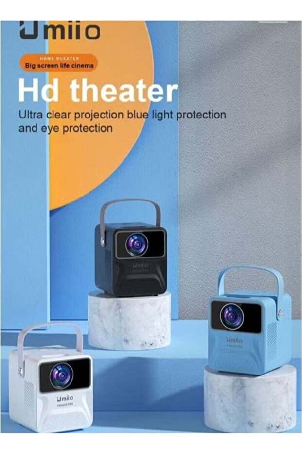 Portable HD WiFi Theatre Android TV Projector System