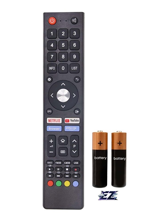 Replacement Remote Control for OK/Saba TVs (U43H7A, ODL24771HN-TAB, SA24S46A9) with Battery