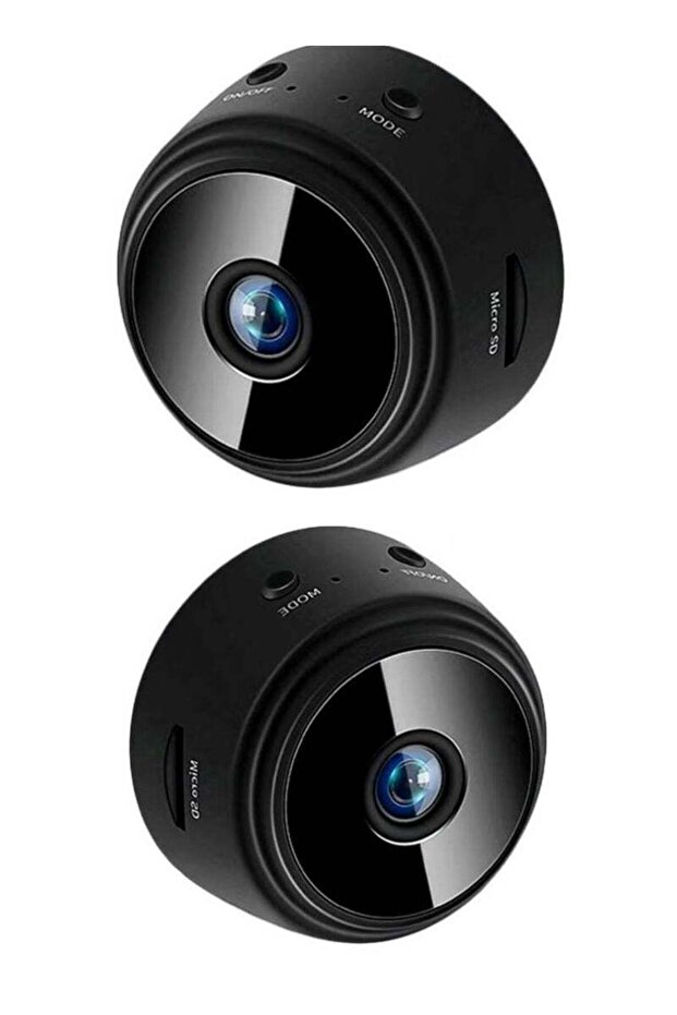 WiFi Mini Magnetic A9 Wireless Security Cameras – 2 PACK Full HD 1080P Portable Round Indoor Cameras