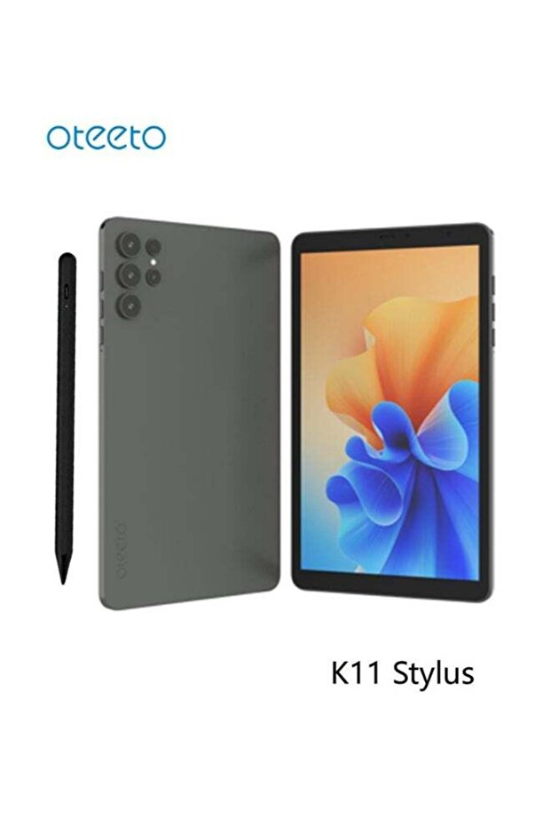 K11 Stylus Tablet 9.0-Inch Incell Display with Stylus Pen 8GB RAM + 512GB ROM 6000mAh Battery - Grey