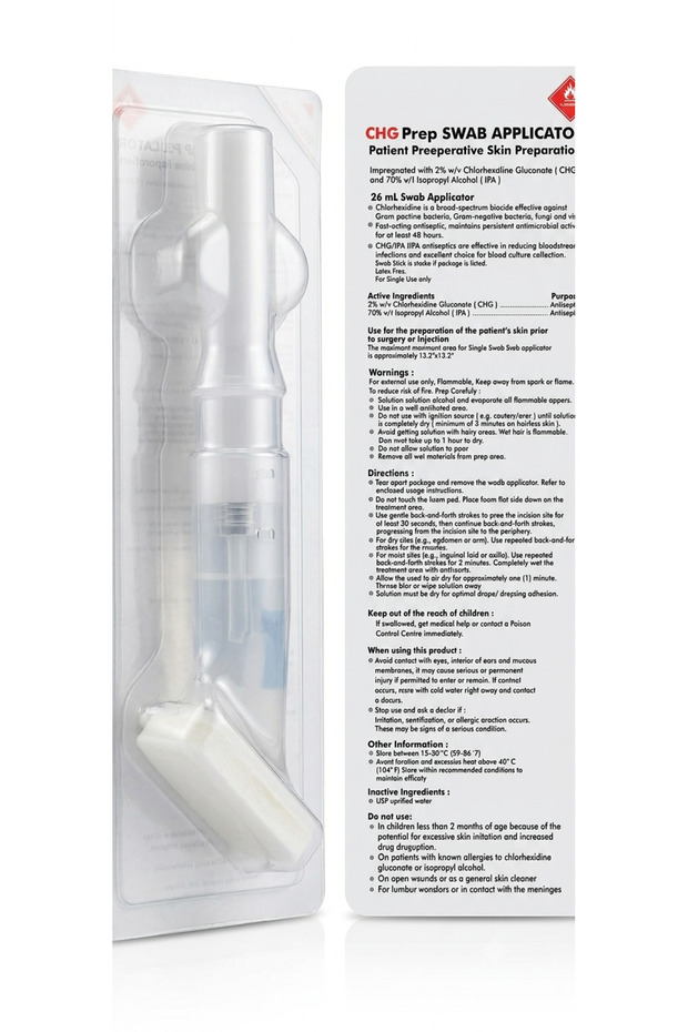 CHG Prep Swab Applicator 26ML - 1