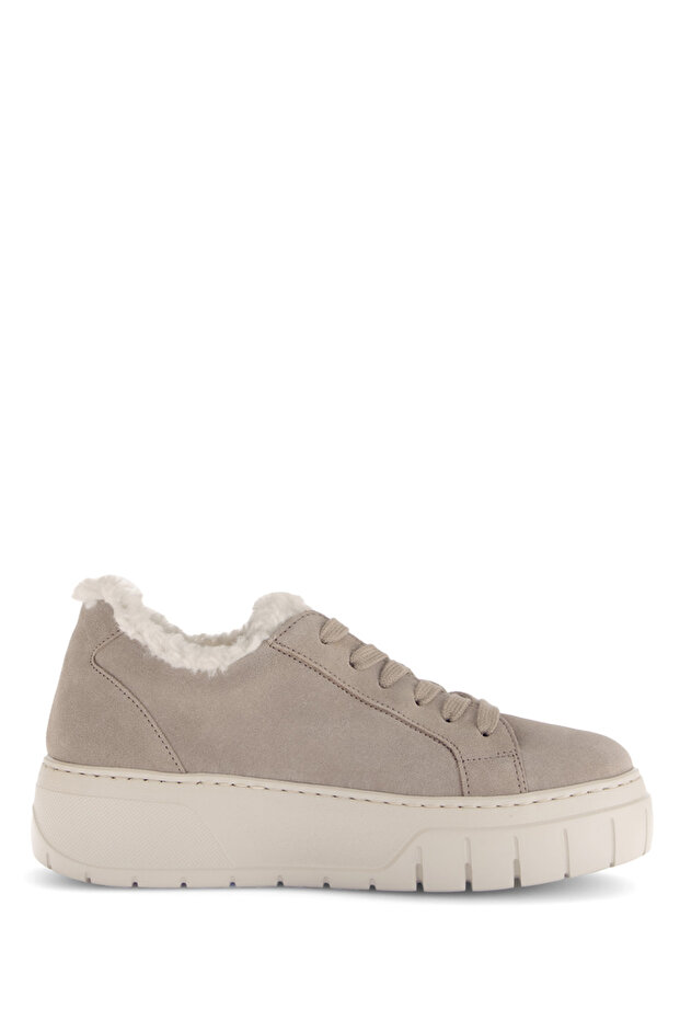 73221 Kadın Kürk Detaylı Sneaker 3.5-7.5 - 1