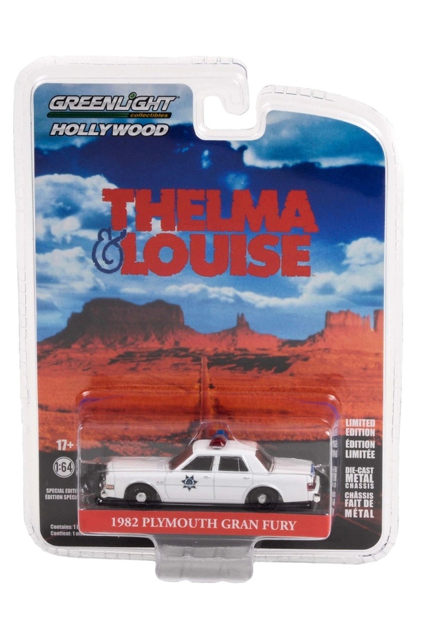 Hollywood Thelma & Louise 1982 Plymouth Gran Fury Police Car 1:64 Diecast Model