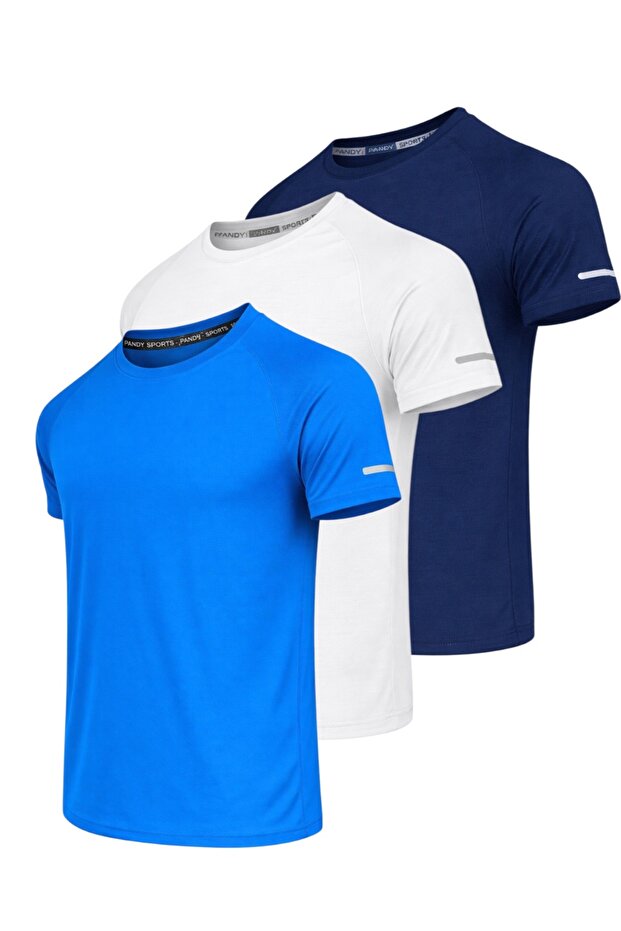 3-Pack of Quick-Dry Athletic Technical Sports T-Shirts