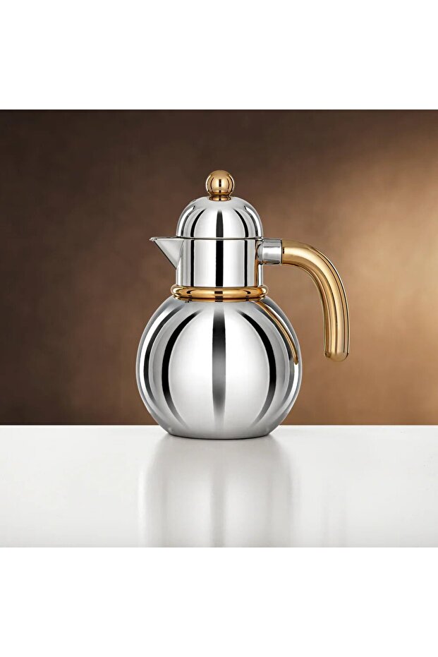 Silver & Gold Single Vacuum Flask 0.75 L