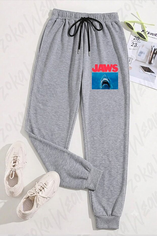 بنطلون رياضي مطبوع كلاسيكي من Jaws للجنسين
