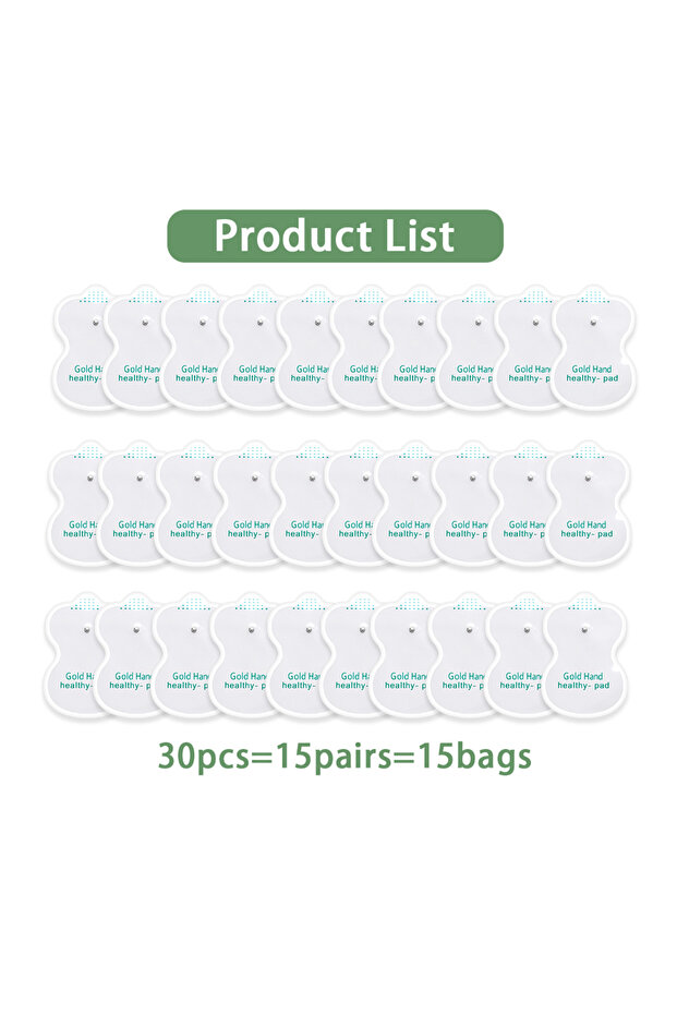 30Pcs 10/20/30/50/100P Tens Electrode Pads Self-adhesive Replacement Gel Acupuncture Pulse Electrica