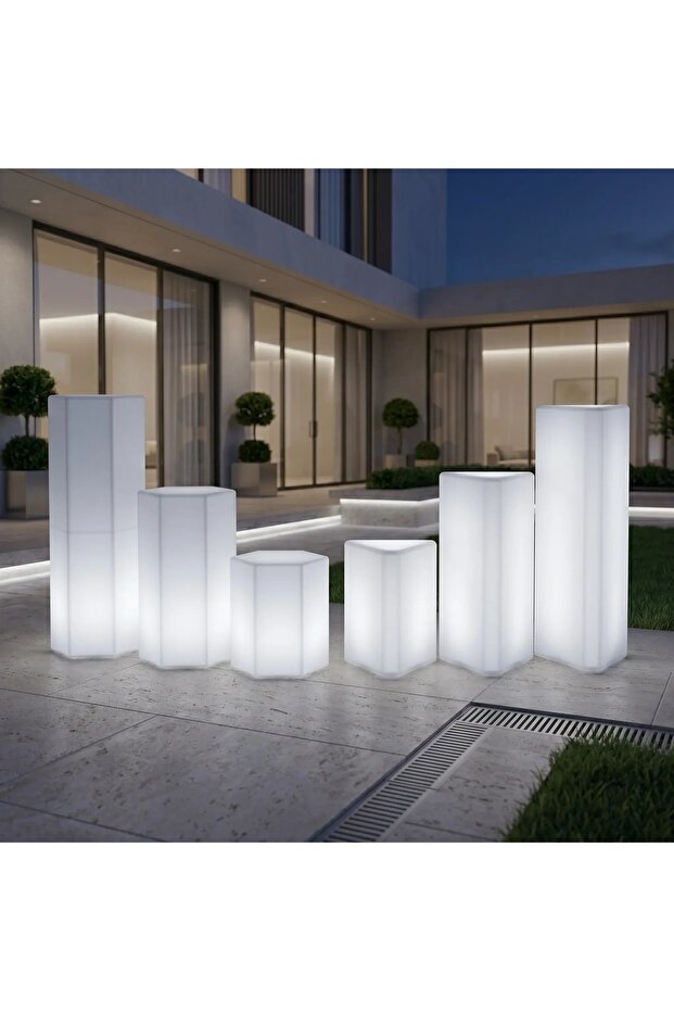 طقم ستاند مثلث +طقم ستاند عریض إضاءة LED