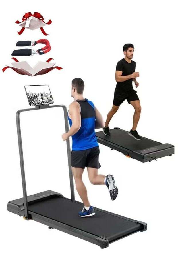Universal Treadmill 100kg Capacity 1.75HP 2-in-1 Foldable 2-Level Manual Incline