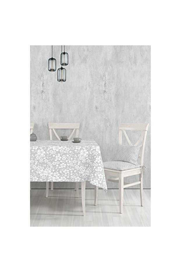 Washable and Wipeable Stain-Resistant Fabric-Like Tablecloth