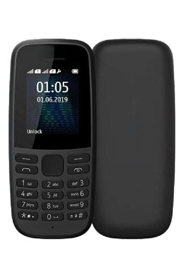 105 Mobile Phone Compatible Dual Sim (Black)