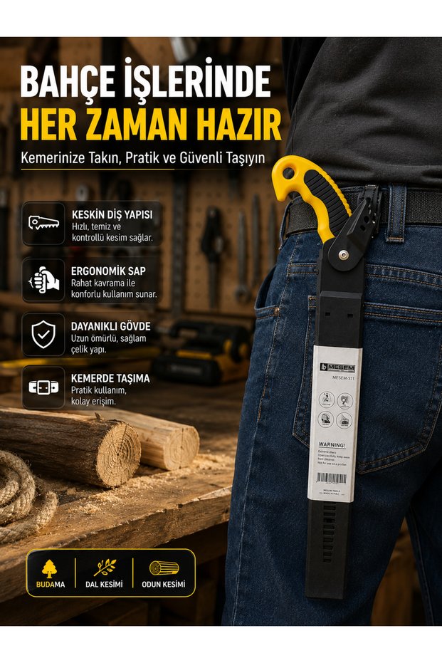 Garden Knife Effective for Cutting Wood and Branches