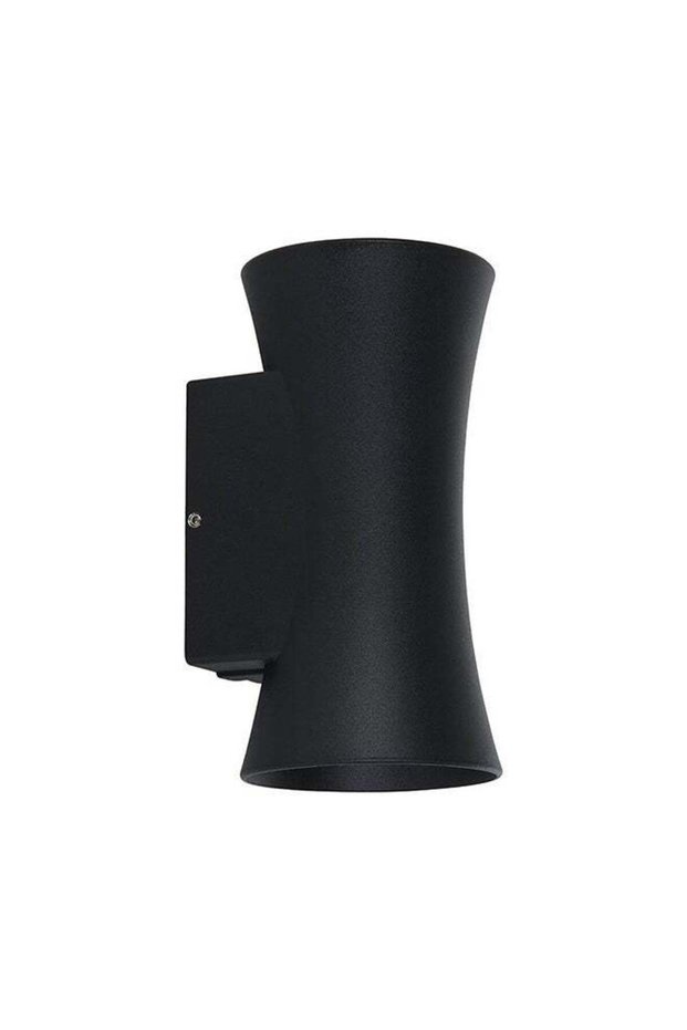 Milano Outdoor Wall Lights 2335-10W - LED Up & Down Light, Aluminum & Glass, Modern Outdoor Lighting for Patios, Gardens, and Walkways - Stylish Black Finish