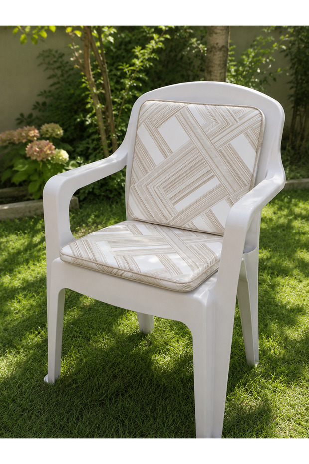6 Washable Fabric Chair Cushions