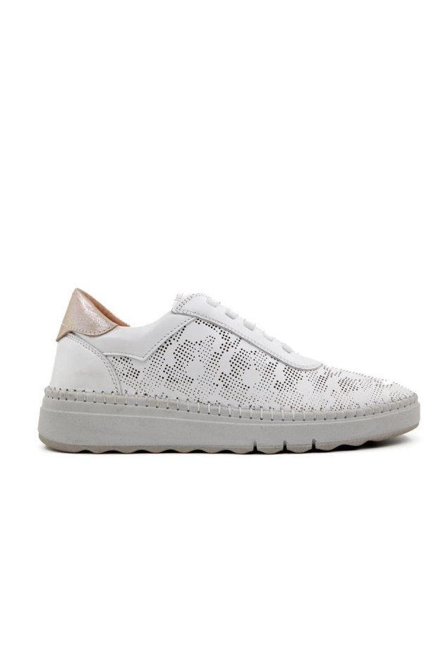 12506 Genuine Leather White Women's Daily Mother Shoes