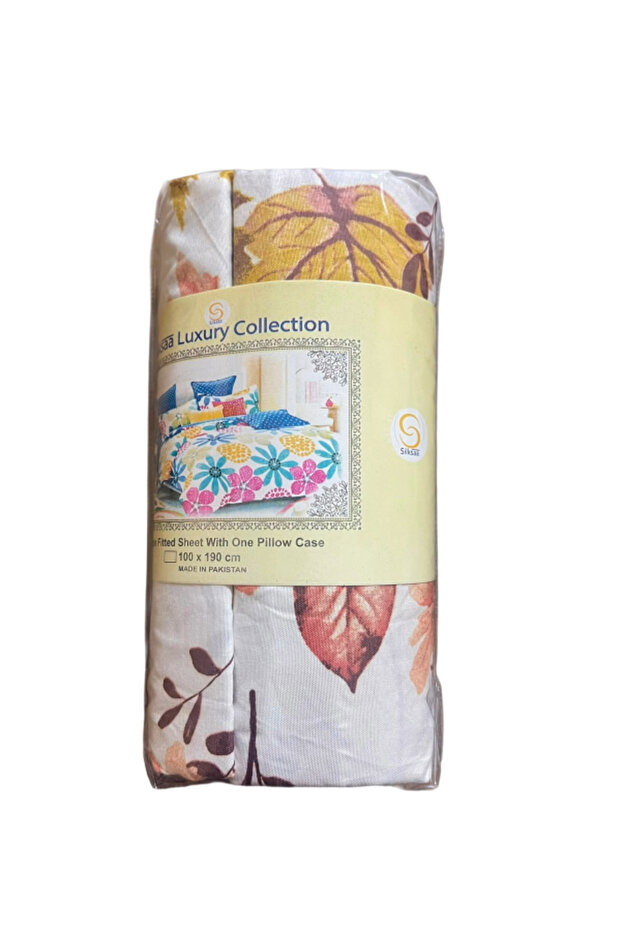 FITTED SHEET WITH PILLOW CASE