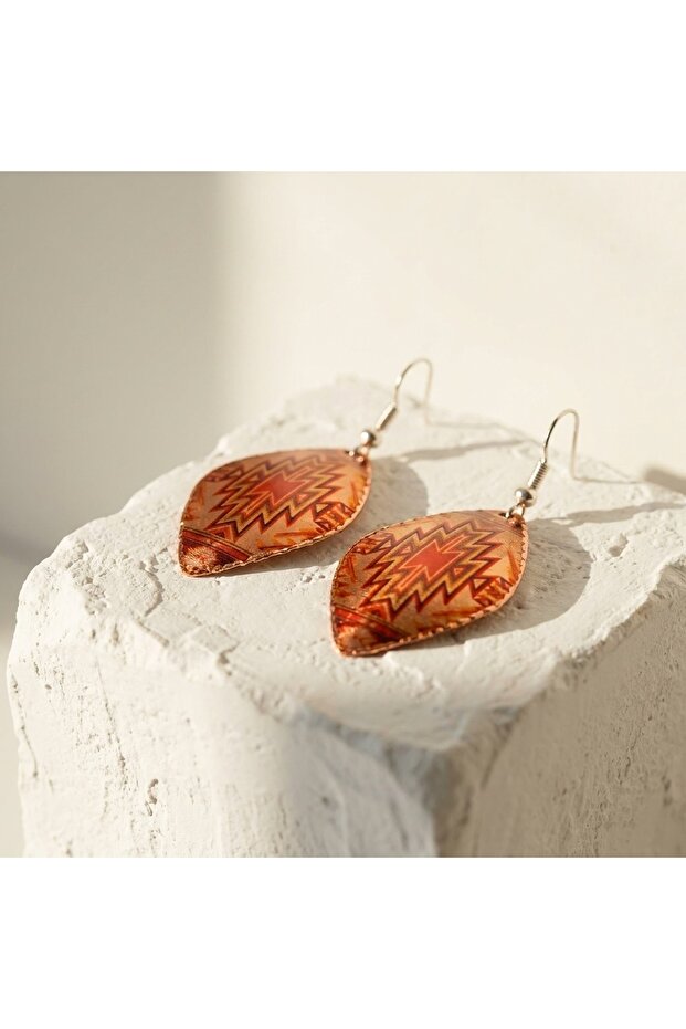 New Series 1073 Bijouterie Earrings 100% Handmade Copper