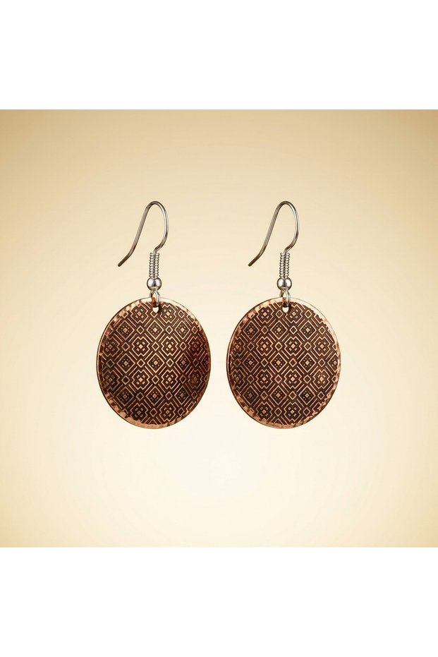 New Series 580 Bijouterie Earrings 100% Handmade Copper