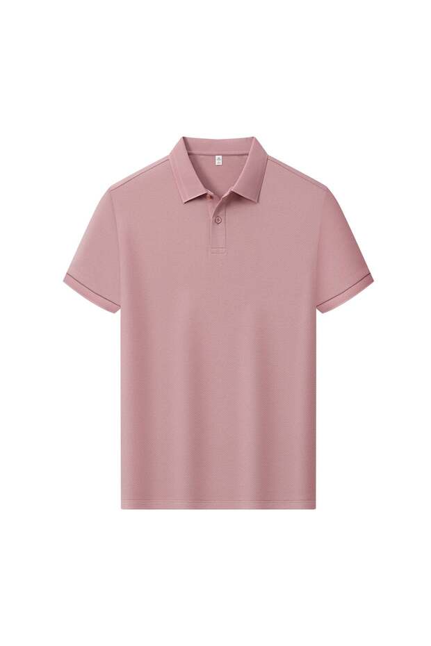Arw98300 Seri̇ntutan--High Quality Buttoned Men's Merserized Polo Collar Tshirt