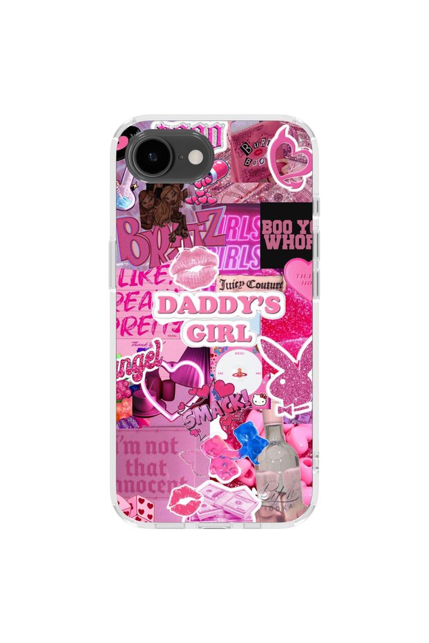 iPhone 16E Compatible Printed Transparent Phone Case | Collection: Chromatica Aura