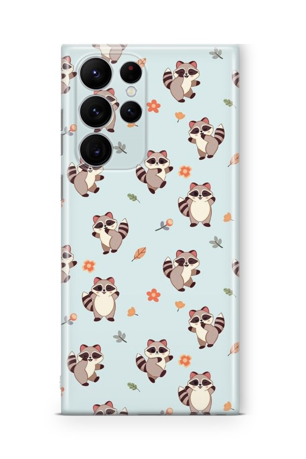Samsung Galaxy S23 Ultra Compatible Printed Transparent Phone Case | Collection: Cute Animals