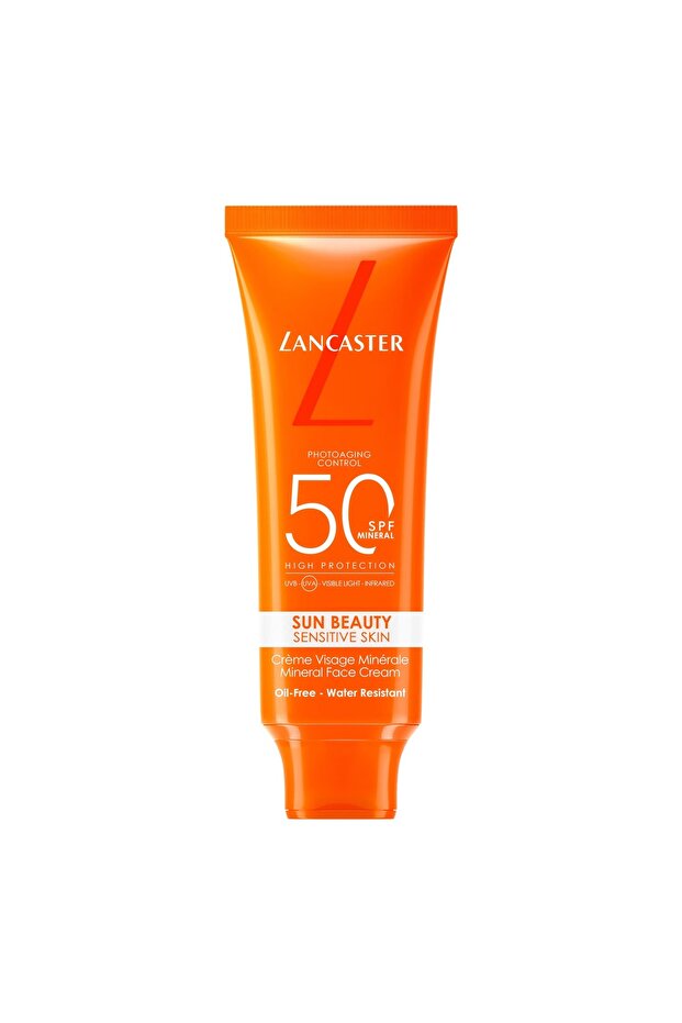 Sun Beauty Sensitive Skin Mineral Face Cream - Spf50 Sunscreen