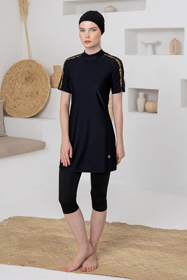 261604 Women's Short Sleeve Hijab Swimsuit
