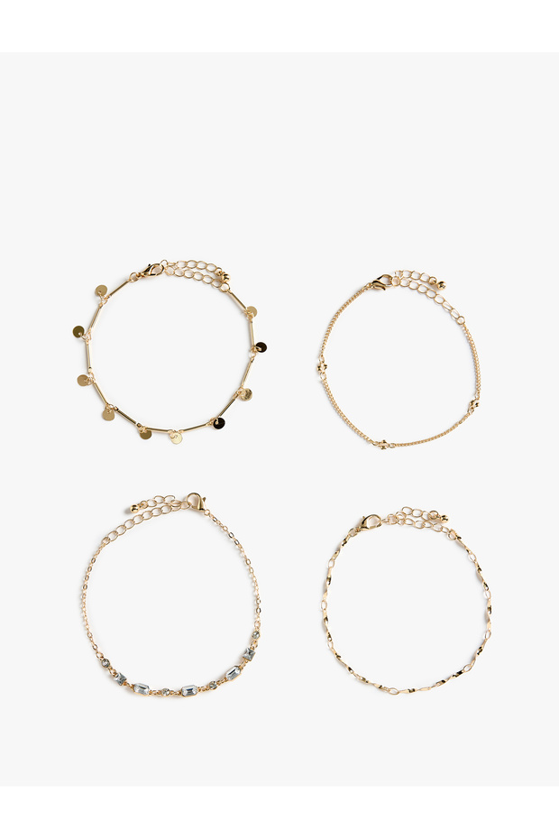 Set of 4 Chain Bracelets