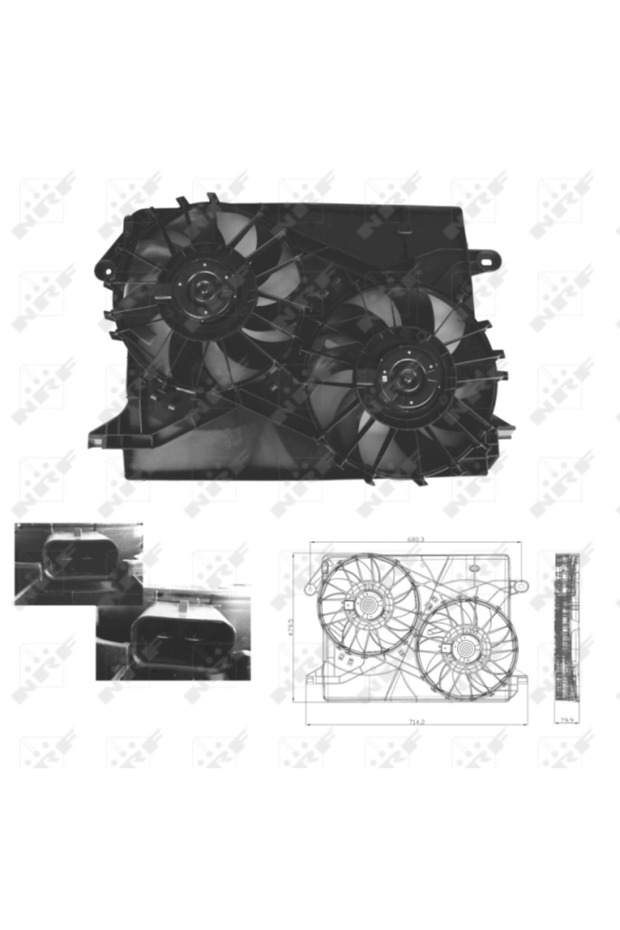 Ventilator Radiator CHRYSLER 300C