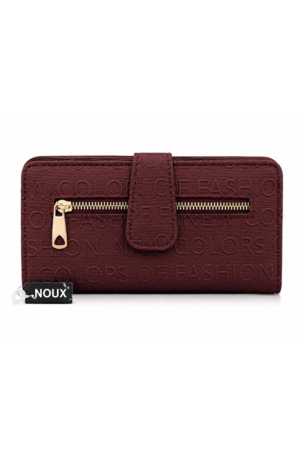 Multi-Compartment Women's Wallet with Cover