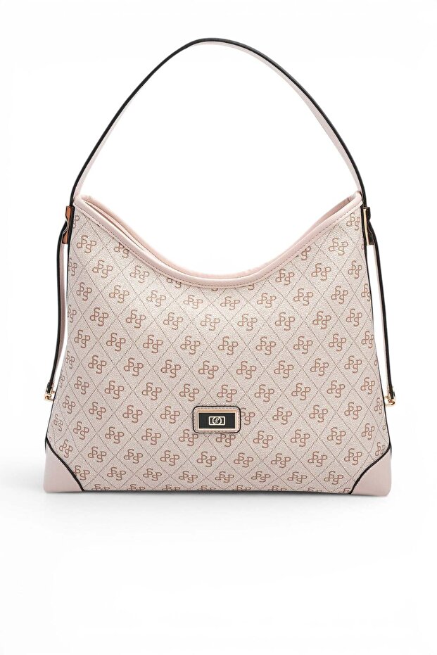 Pink - Powder Monogram Women's Shoulder Bag Sp1285