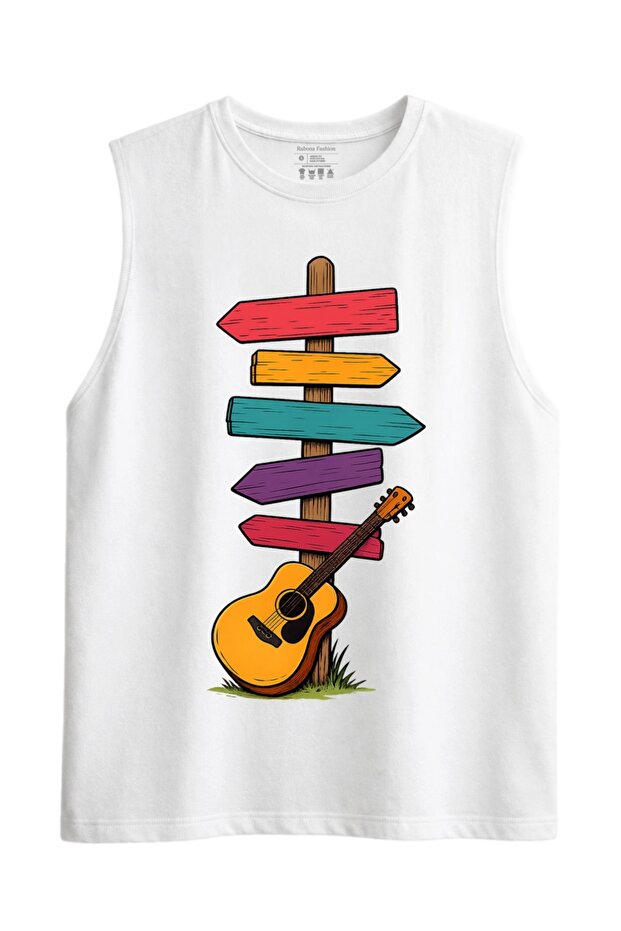 Campfire Chords Sleeveless Tank Top