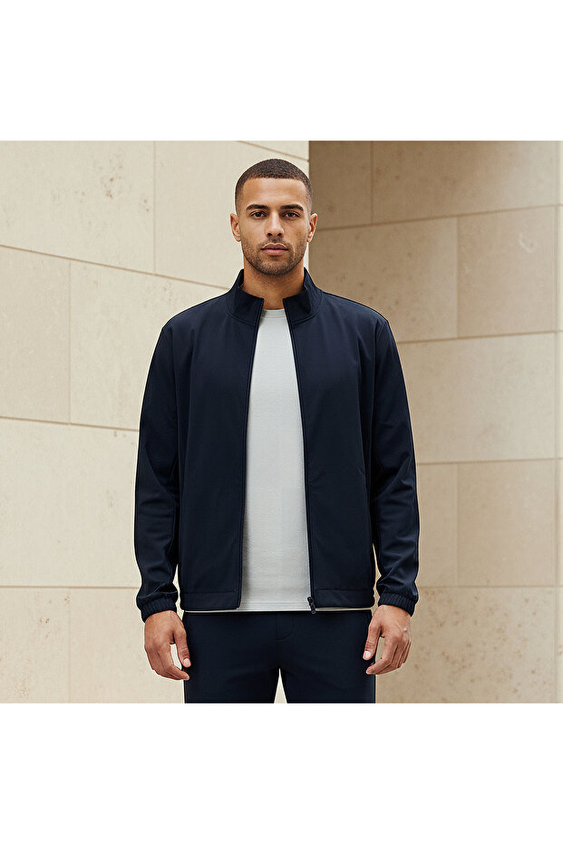 Men Zip-Through Jacket