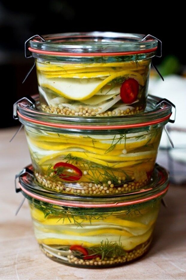 Practical Storage Jar Set of 3, Various Sizes, Stylish and Convenient