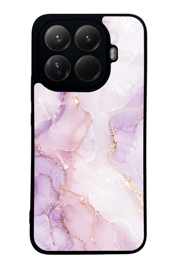 Xiaomi Mi 15t Pro Lavender Rose Marble Design Glossy Phone Case