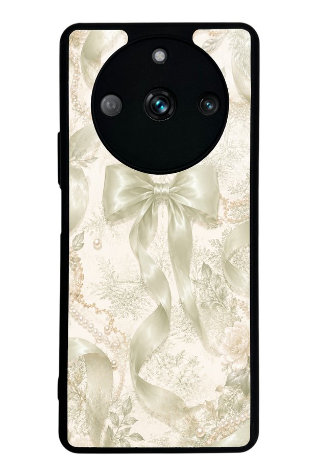 Realme 11 Pro Ivory Pearl Bow Design Glossy Phone Case