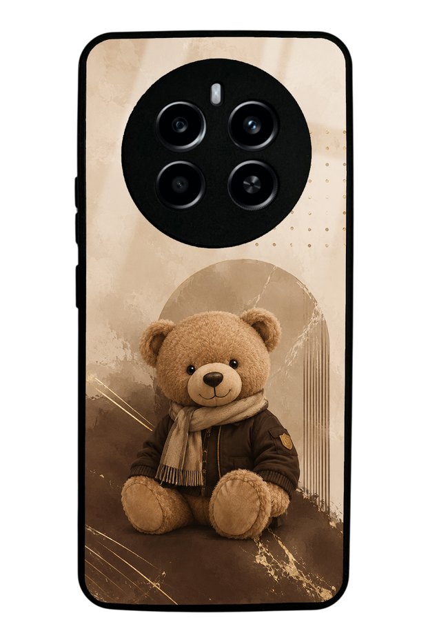 Realme 12 Pro Cozy Teddy Design Glossy Phone Case