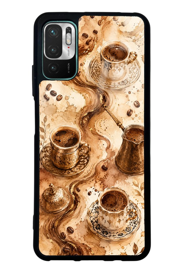 Xiaomi Redmi Note 10 5g Golden Mocha Flow Design Glossy Phone Case