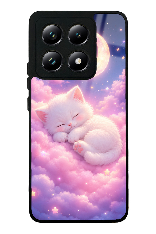 Xiaomi Mi 14t Moonlit Dream Kitten Design Glossy Phone Case