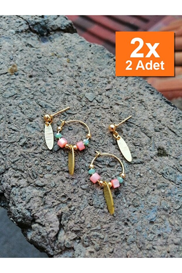 أقراط مصنوعة يدويًا بتصميم خاص كهدية