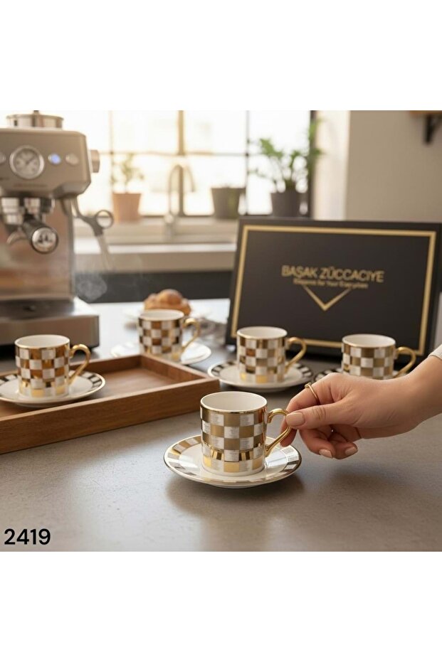 2419-Coffee Cup Gilded
