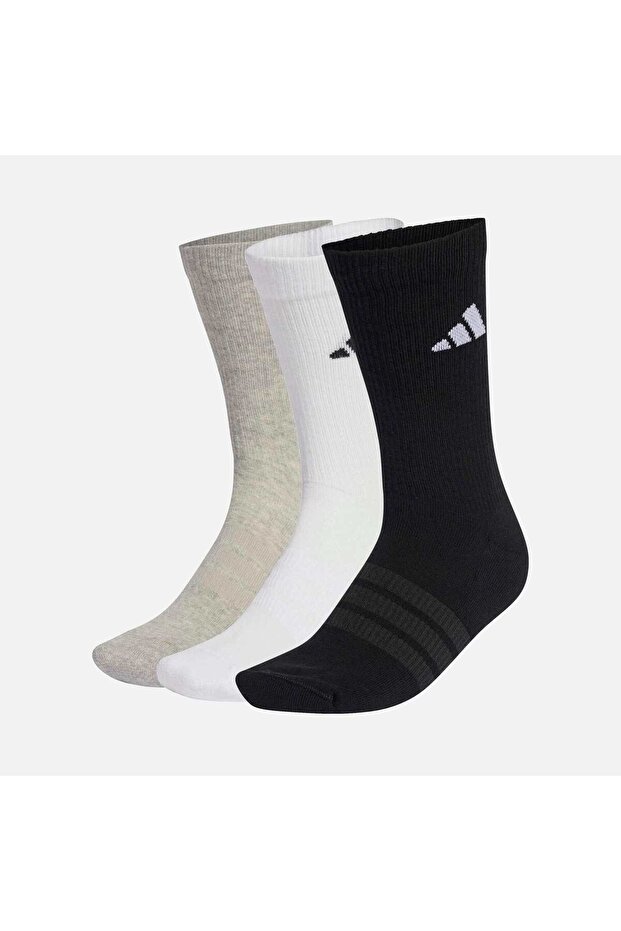 Cushioned Sportswear 3' lü Siyah Çorap - 1