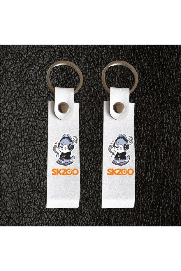 Skzoo Stray Kids Wolf Chan Belt Keychain Car Bag Luggage Accessory Ornament Mascot