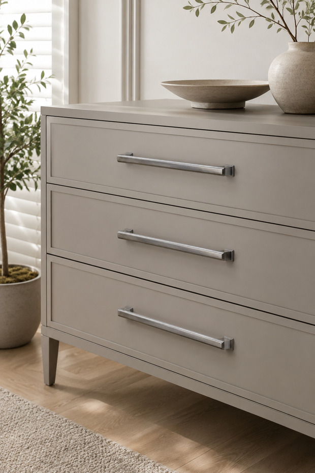 Kale Model Furniture Handle 224 mm – Antique Silver