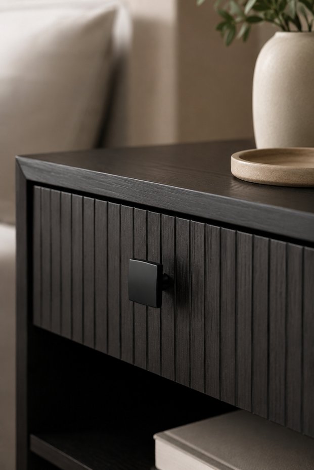 Mercan Model Button Handle - Black