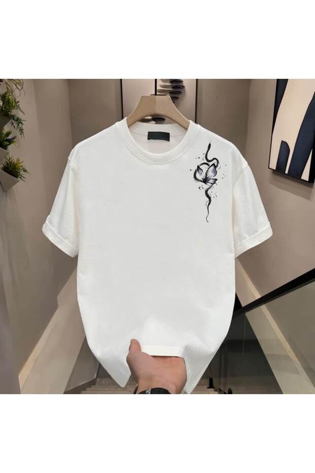 Calle Unisex Colorful Oversize Printed T-Shirt Streetwear Comfortable Fit Daily Premium