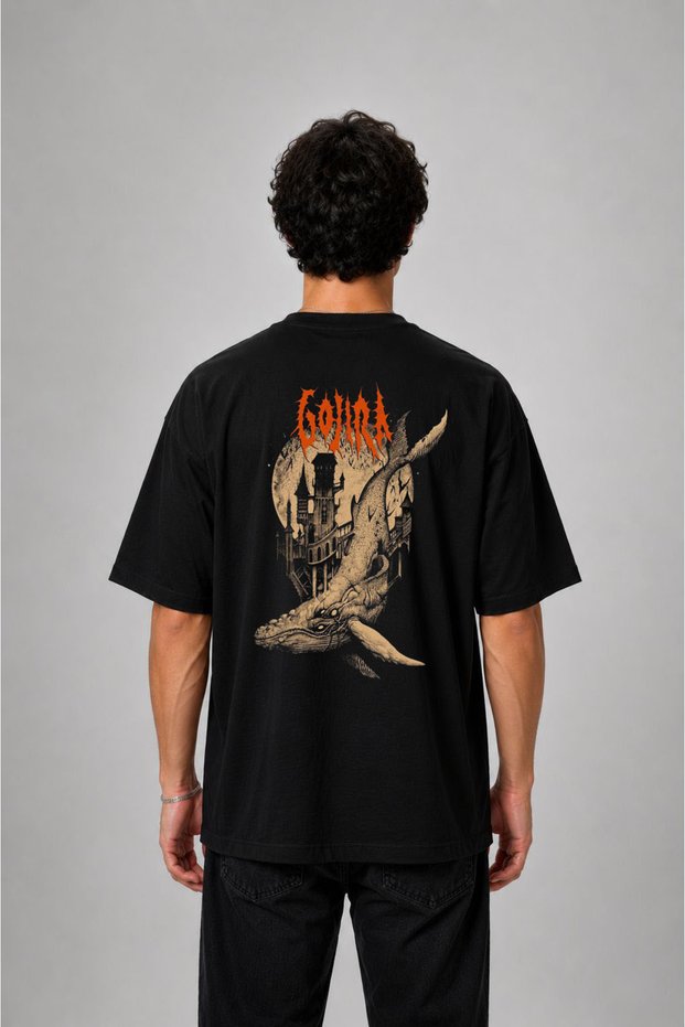 Gojira Music Group Printed Cotton Black T-Shirt T-Shirt