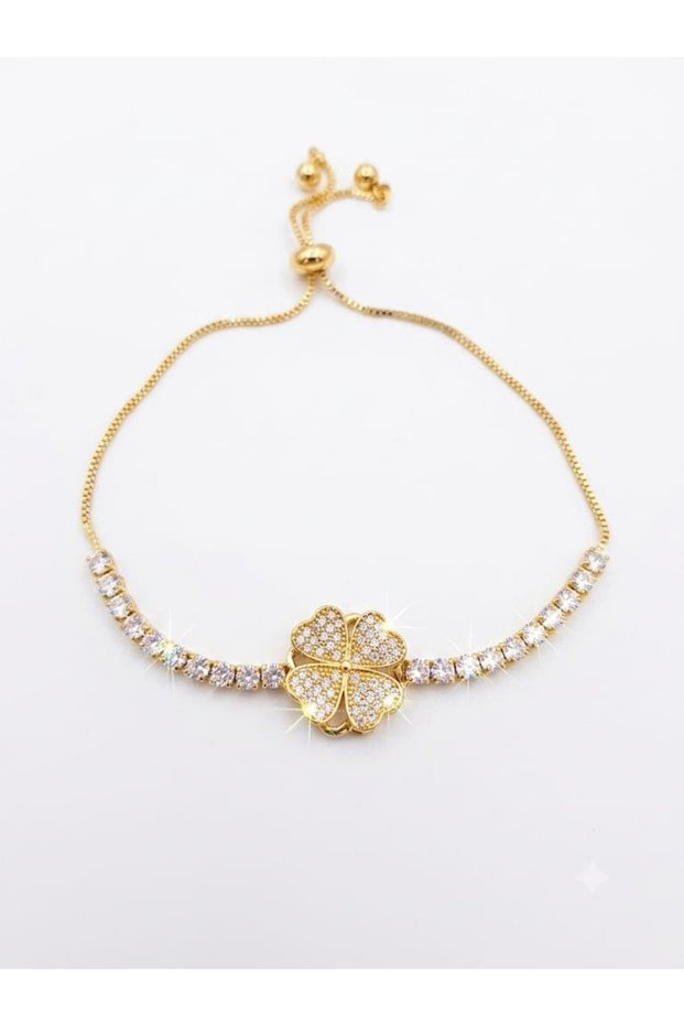 Elevator Rotating Clover Waterway Bracelet