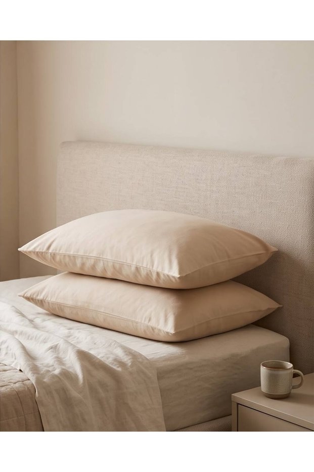 2-Pack Cream Pillowcase