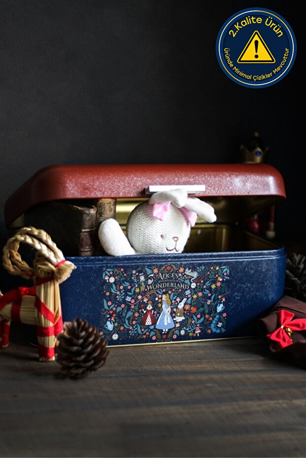 2. Quality Hinged Lid Metal Bread Box